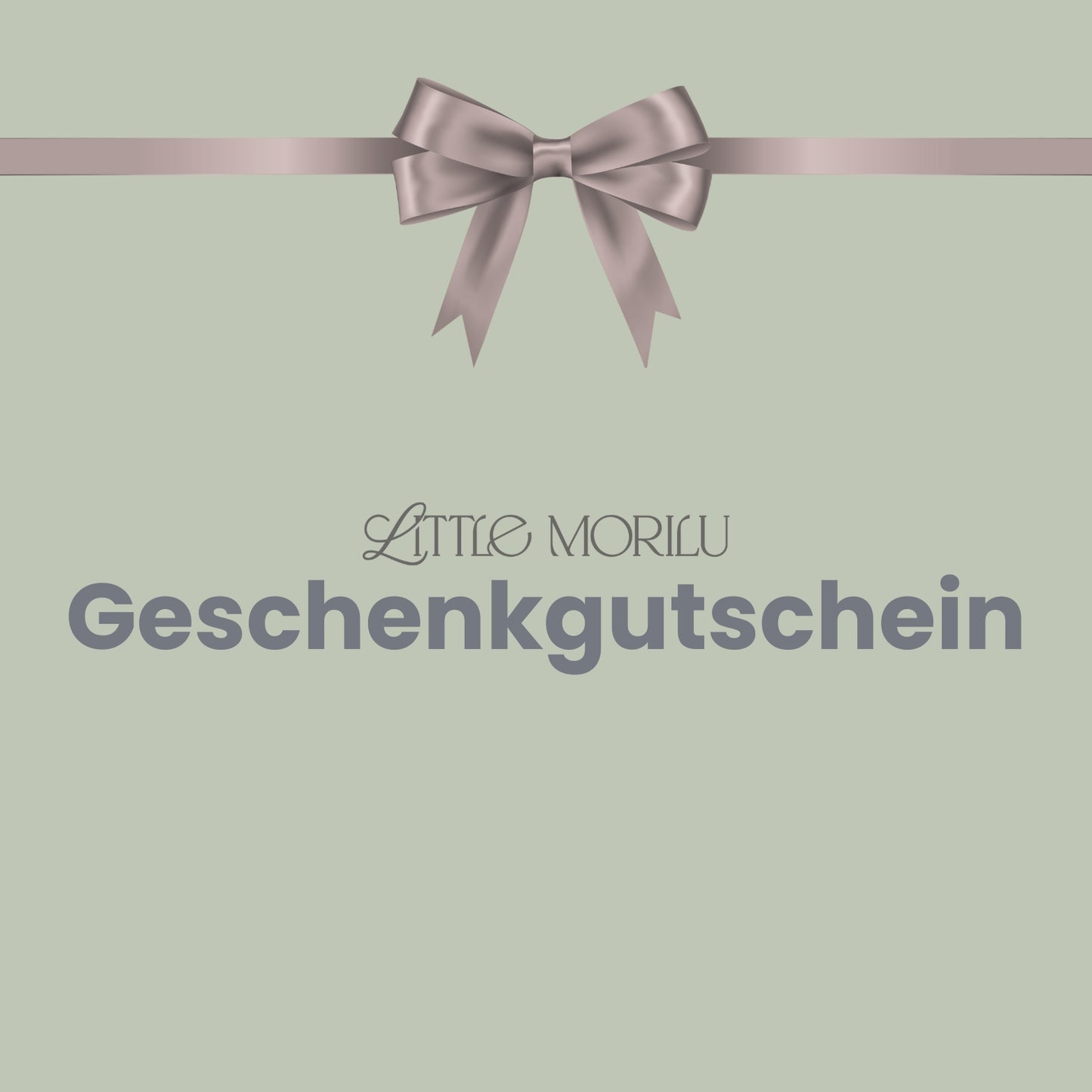 Geschenkgutschein Little Morilu